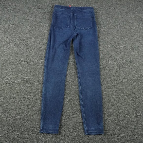 Spanx Jeggings Womens Extra‎ Small Blue Denim Ready To Wow Running Casual Ladies - Picture 2 of 11